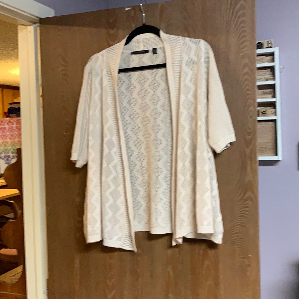 Pale pink shrug
